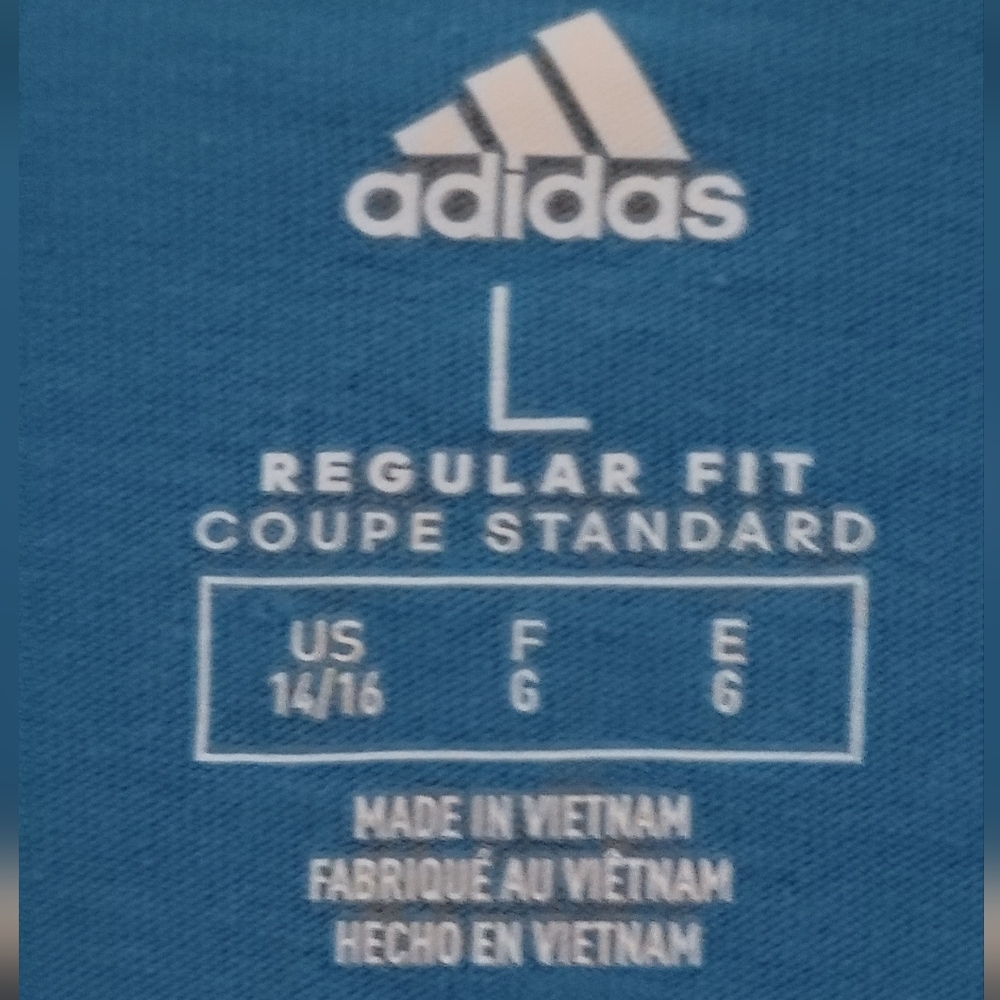 Big Boys Adidas Camo Badge of Sport Hooded Tee - Picture 4 of 5